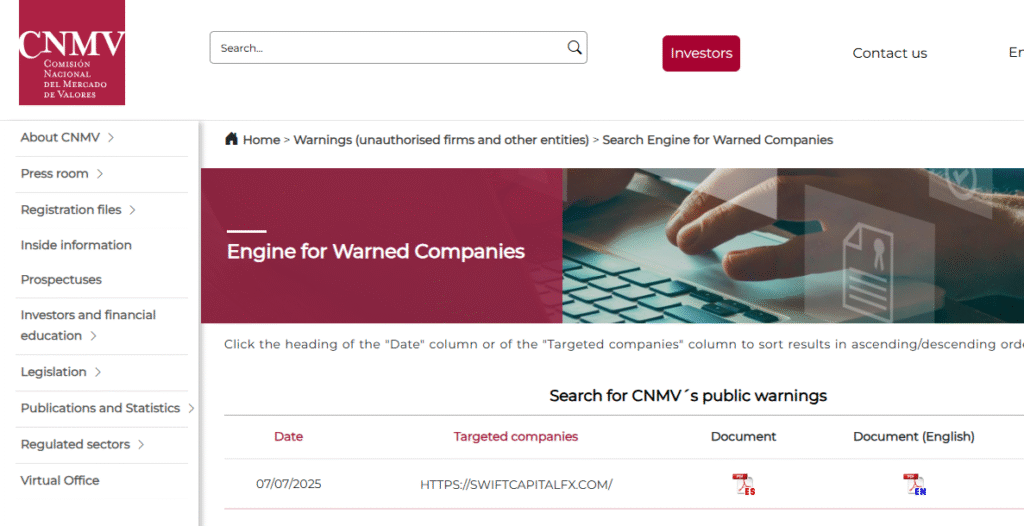 CNMV-Engine-for-Warned-Companies