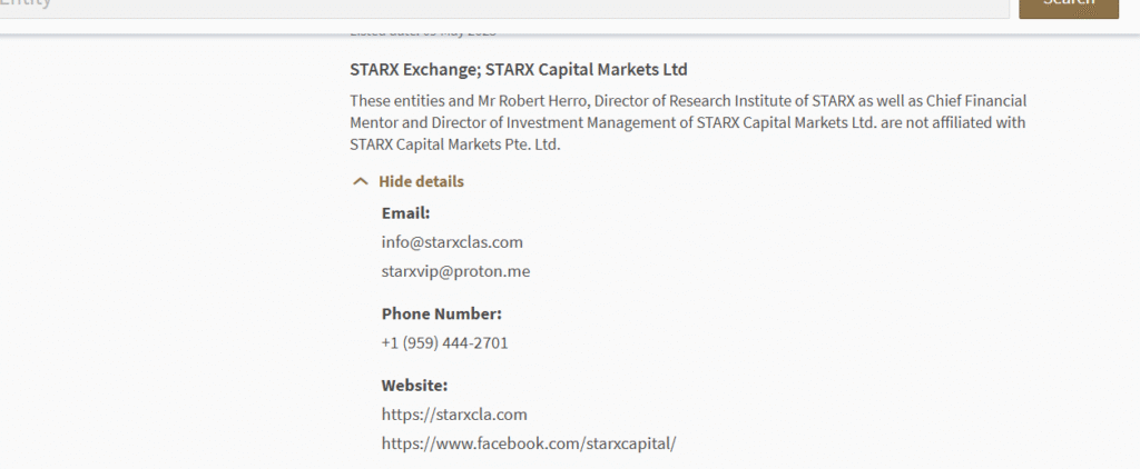 Investor-Alert-List-STARX-Exchange-Warning