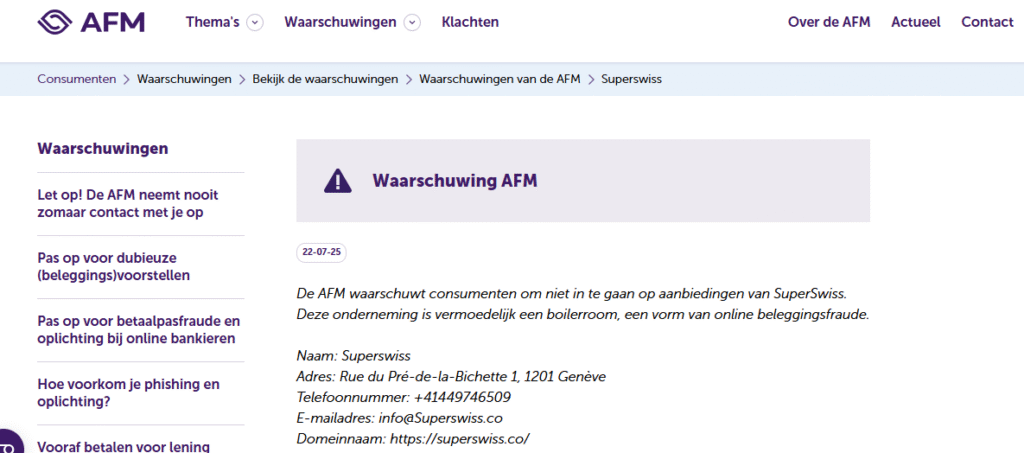 Superswiss-AFM
