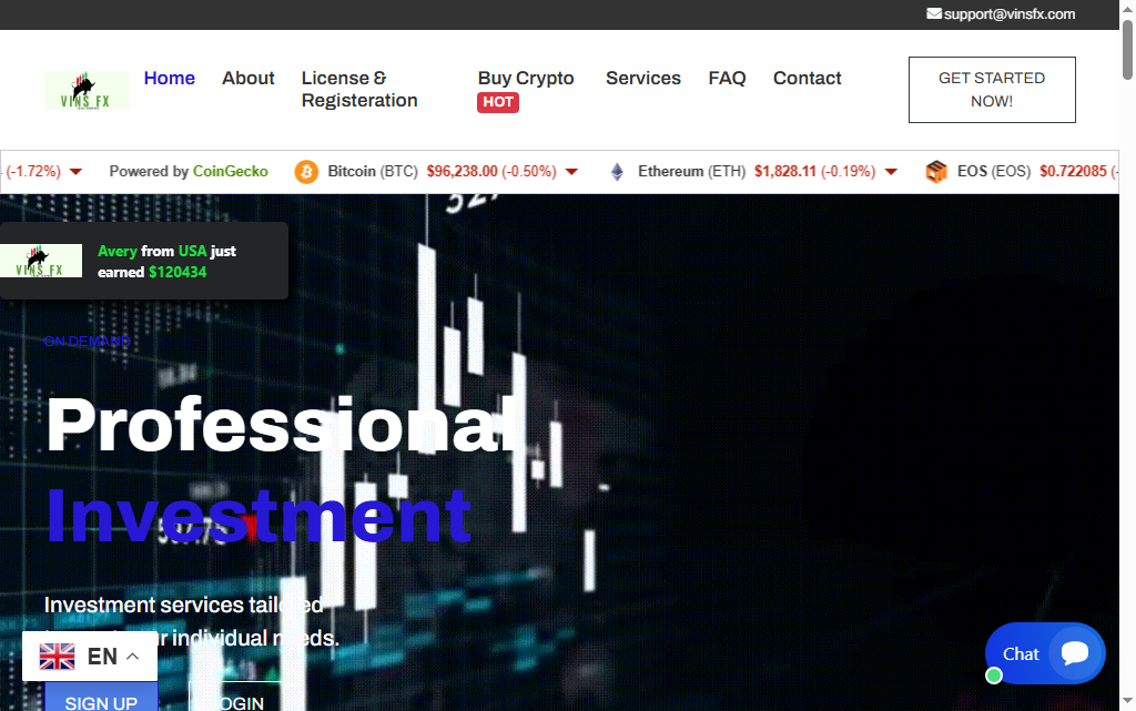 VINS FX Scam Review: A Warning Analysis for Investors