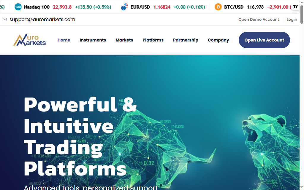 Auro Markets Review: Investigating Auro Markets.com – Safe to Trade or a Risk?