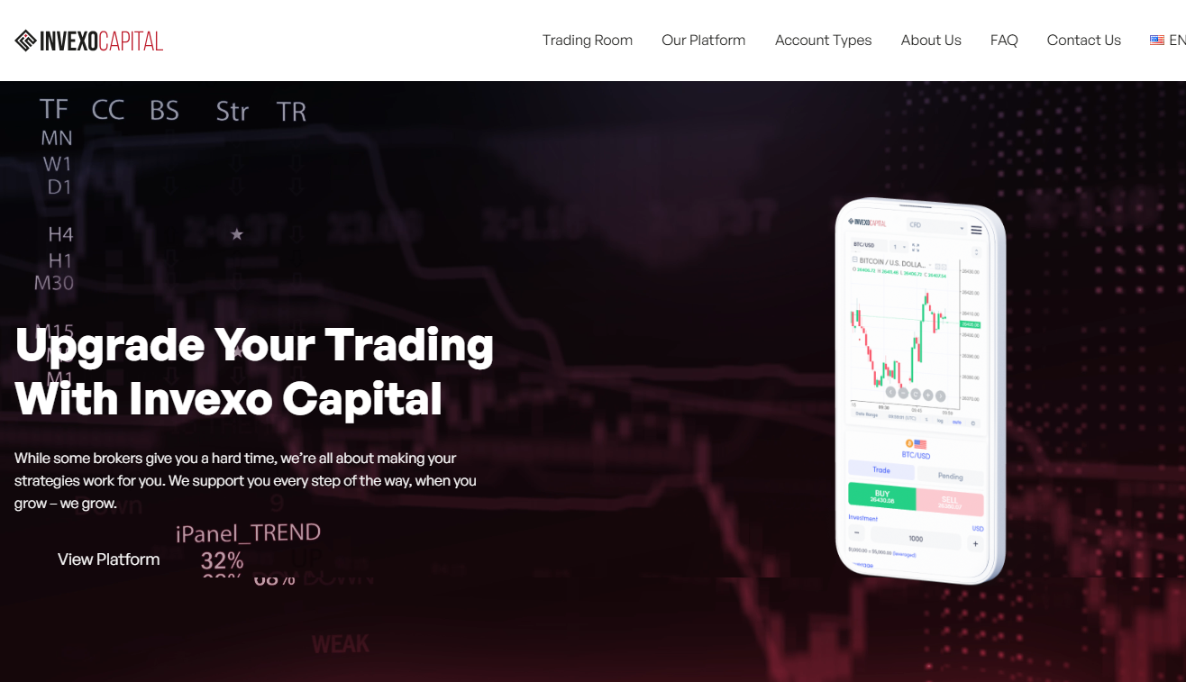 Invexo-Capital-Home-page