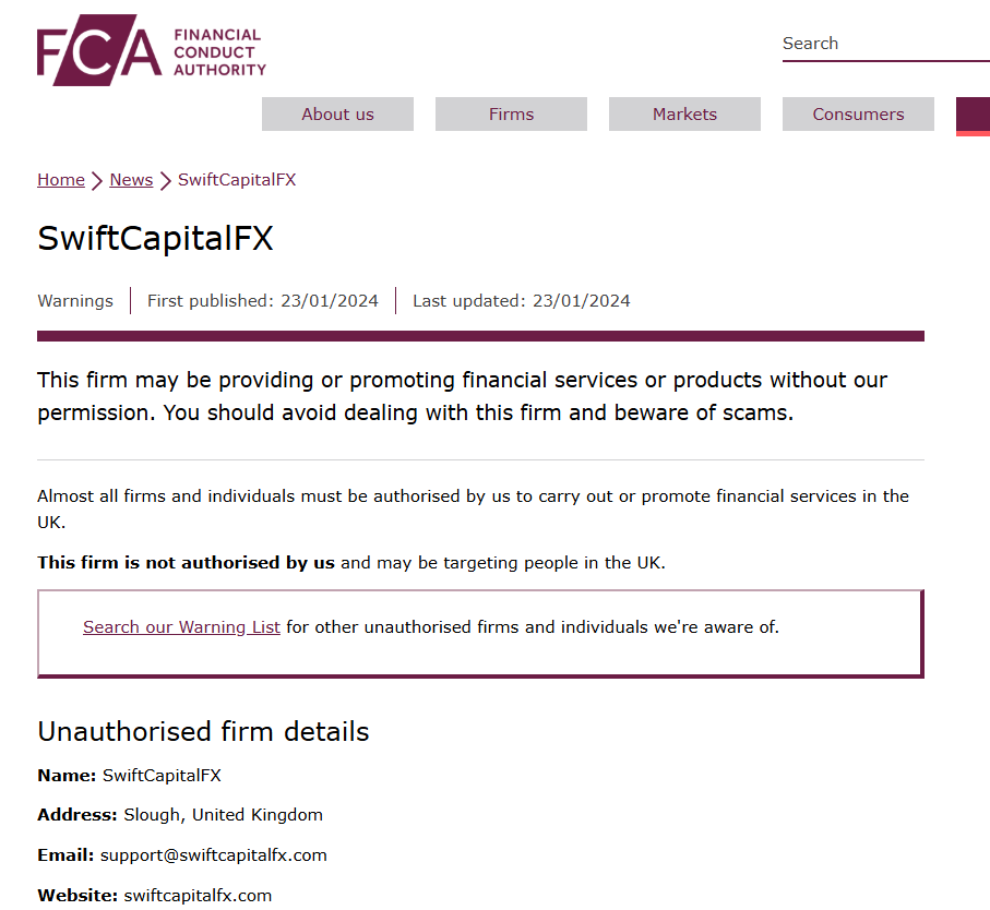 SwiftCapitalFX-FCA