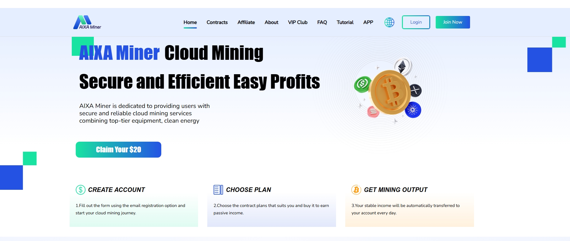 Aixa Miner cloud mining investment scam warning